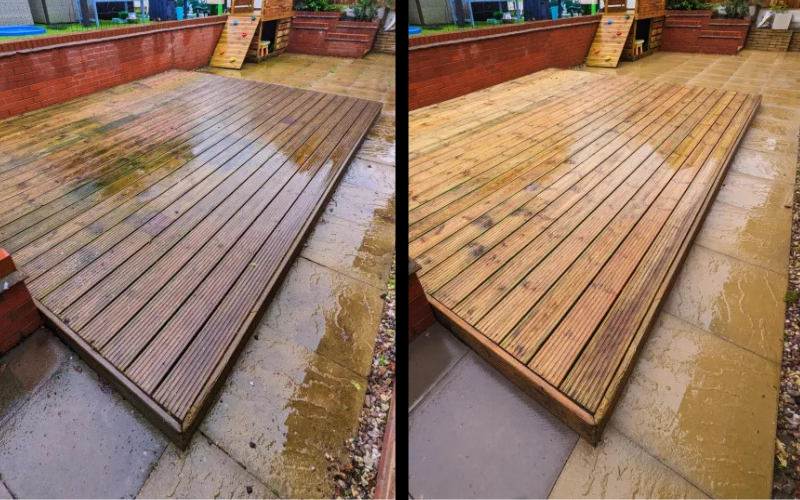 wood and decking cleaning